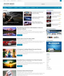 duos mag blogger template