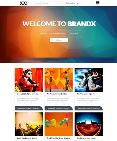 Brandx Blogger Template