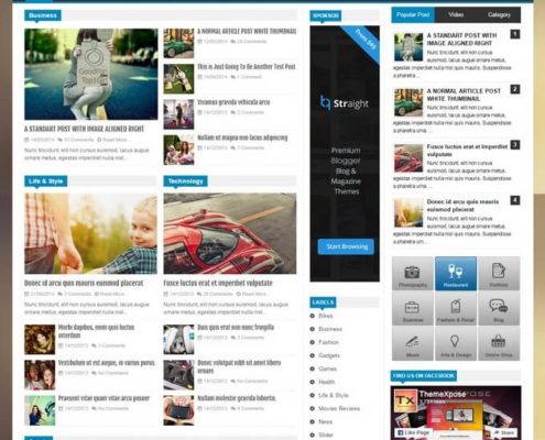 Linezap Blogger Template