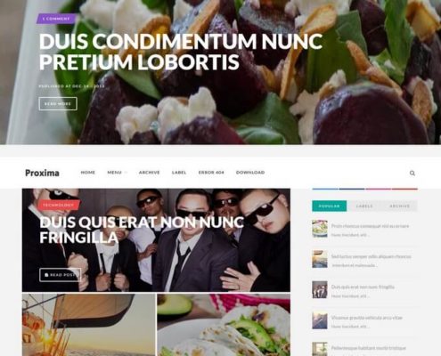 Proxima Blogger Template
