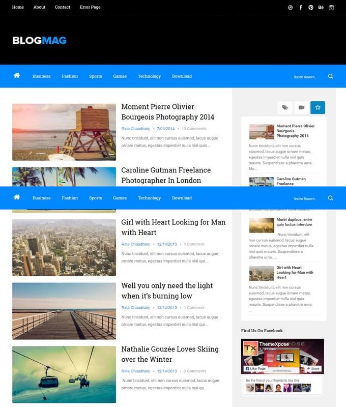 Blogmag Blogger Template