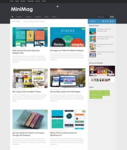 Template Blogger Mini Mag