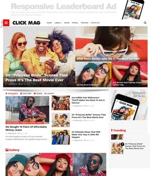 Clickmag Blogger Template