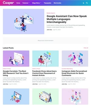 blogger template white